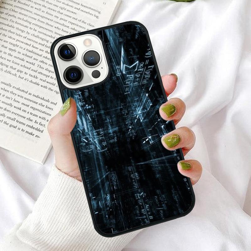Brains Geek Science Math Physics Formulas Phone Case Cover for iPhone 17 Air 16 16e 12 11 13 14 15 Pro Max for Apple Plus