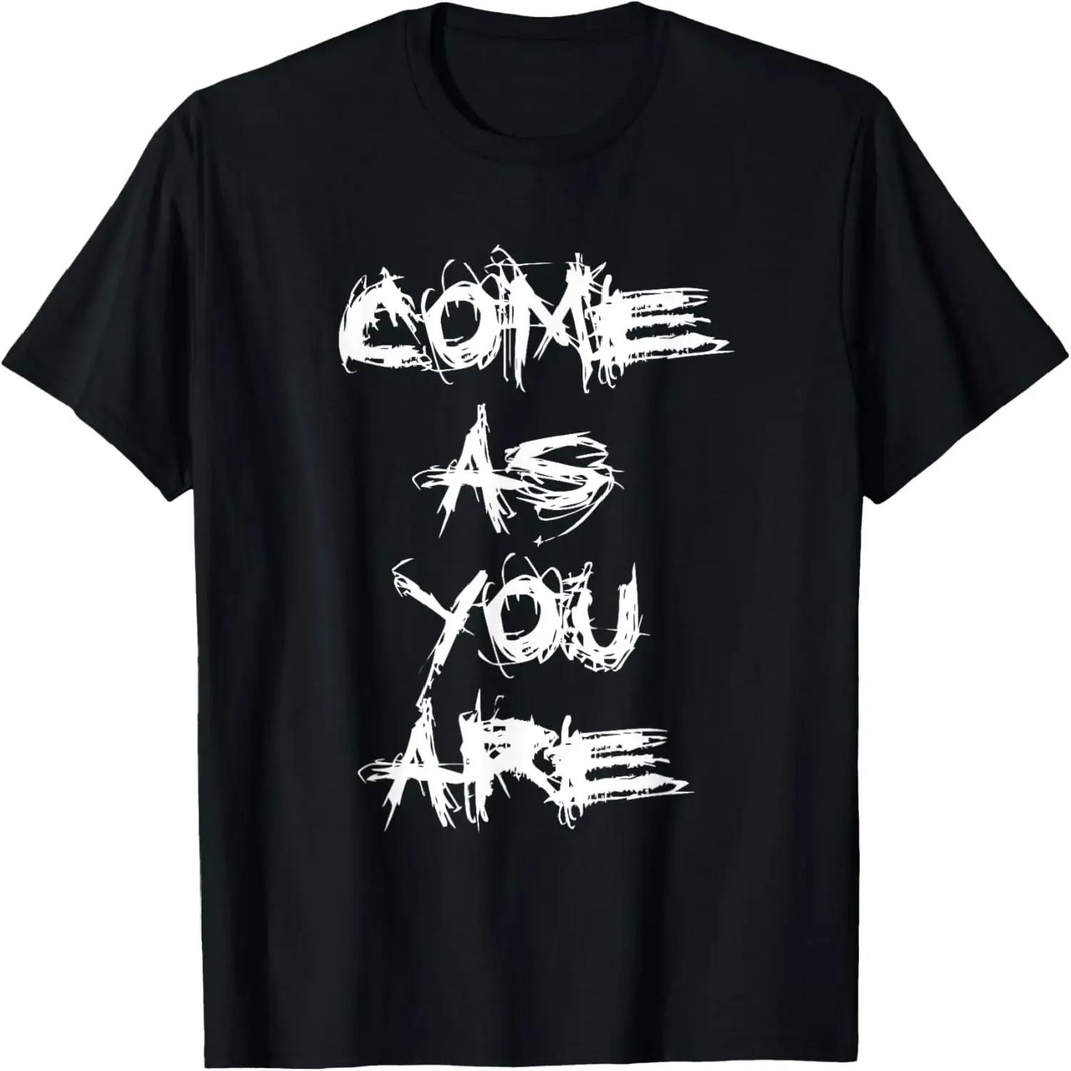 Come as You Are T-Shirt,Quality short sleeves XXXXXL разноцветный