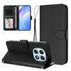 For Xiaomi Poco M8 5G/Redmi Note 15 5G (Global) Wallet Case RFID Blocking Calf Texture Leather Stand Phone Cover with Strap