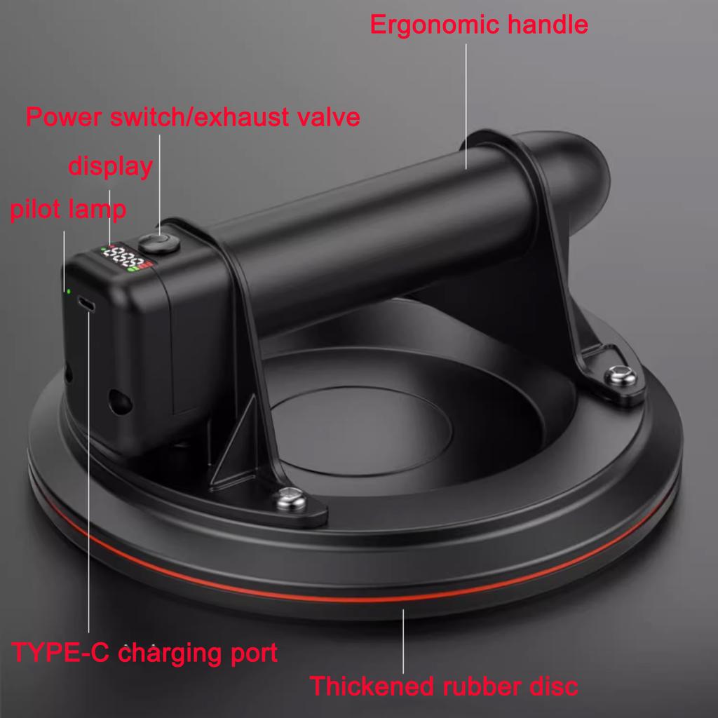 Vacuum Suction Cup 8 Inch 250kg Bearing Capacity Heavy Duty Vacuum Lifter for Granite Tile Glass Manual Lifting Powerfu