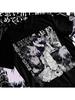 Fushiguro Toji T-Shirt Anime Horror Black White Short Sleeve Tee