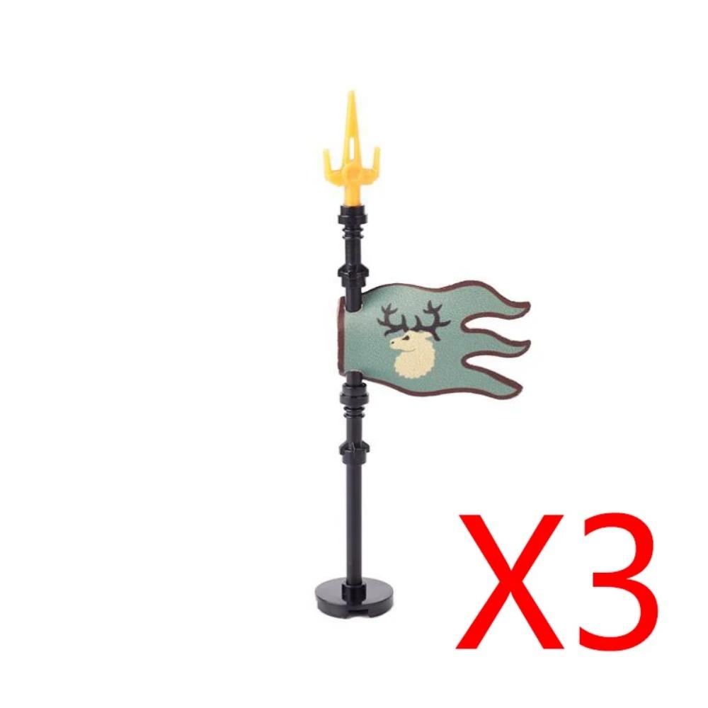 MOC Blocuri de Construcții Militare Figurine Soldați Medievali Accesorii Arme Leu Roșu Vultur Negru Cavaler Armură Scut Mini Cărămizi