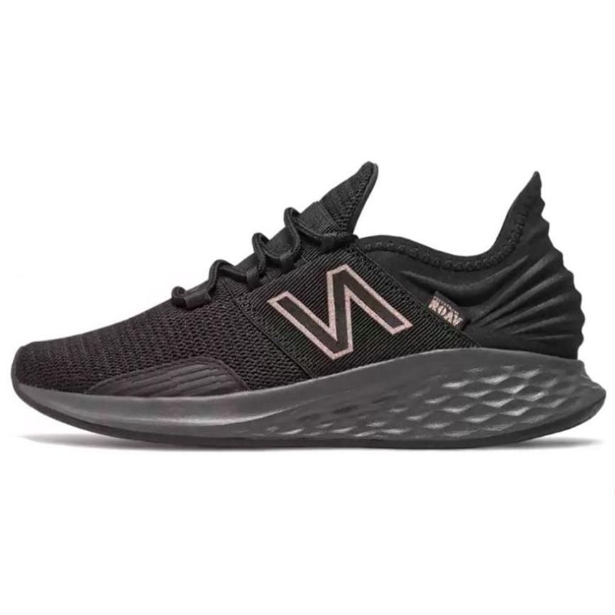 New Balance Fresh Foam Roav  Black Light Pink  Women s WROAVLK 35