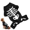 Halloween Costume For Dogs Glowing Skeleton Halloween Cosplay Pet Jumpsuit Pet Outfit Festive Appeal For Parades Play Dates