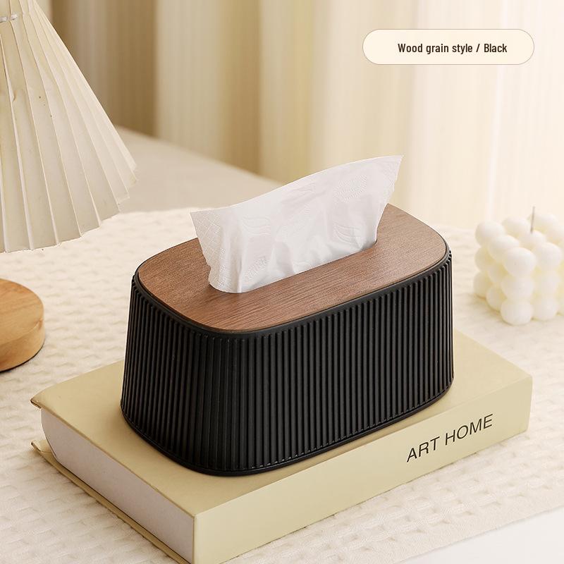 Spring-Loaded Nordic Creative Desktop Tissue and Napkin Holder