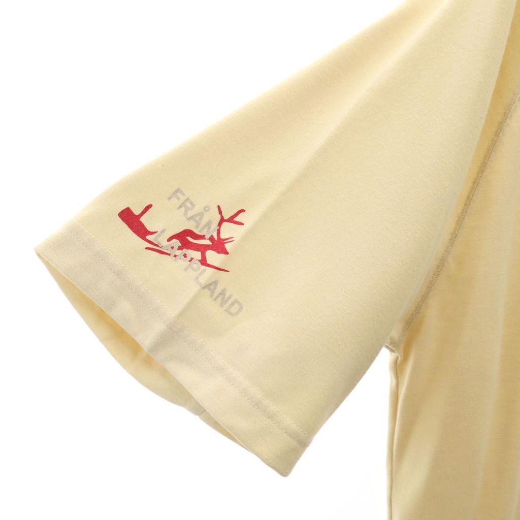 FJALLRAVEN made in Japan Short sleeve T-shirt LL Cream type Men's Used