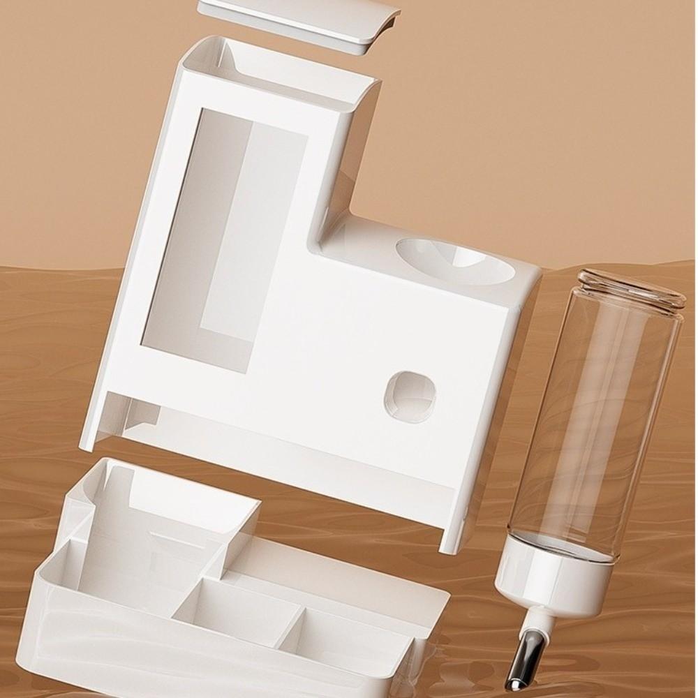 Large Capacity Hamster Water Bottle No Drip Food Water Dispenser Pet Water Kettle for Rat Rabbit