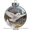 Ornament Nature's Birds Clear Christmas , Hummingbird Christmas Tree Ornaments for Xmas Decor, Clear Balls for Home Decor