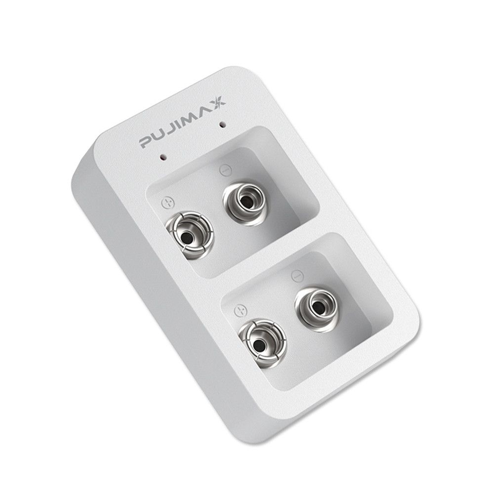 Universal LED Indicator Portable Intelligent Battery Charger 2 Slot Fast Charging Dock Adapter