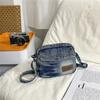 Denim Mobile Phone Bag Letter Shoulder Crossbody Bag