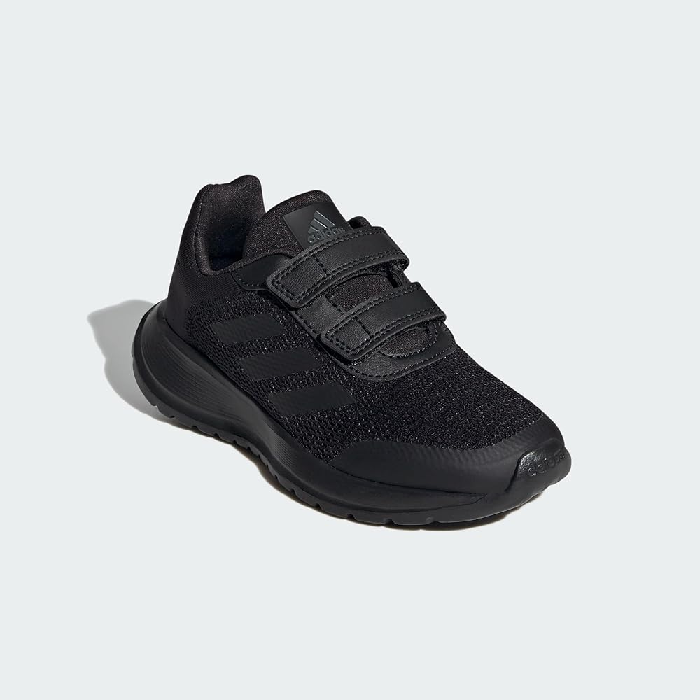 Tênis Adidas Tensaur Run 2.0 Conforto Infantil Meninos Meninas 17-25.5cm Preto Essencial/Cinza Seis 19.0 cm