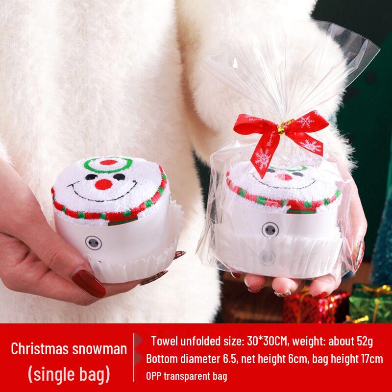 Holiday Gift Set: Santa & Snowman Towels - Practical Christmas Souvenir