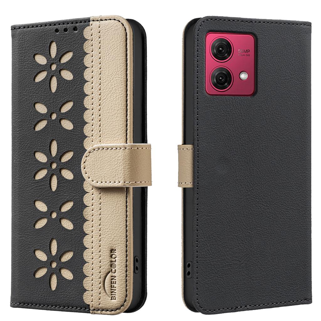Cards Solt Wallet Leather Flower Flip Case For Motorola Moto Edge 60 Pro G05 G15 G75 G55 G35 50Pro G04 G34 G84 G14 G73 Cover