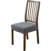 Anti-Slip Buckle Dining Chair Cover Stretch Jacquard Seat Cover Chair Seat Cover  Chair Protection