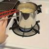 Stainless Steel Gas Fryer with Oil Filter Basket Multi-function Mini Frying Pan for Home Use Oil Saving Design