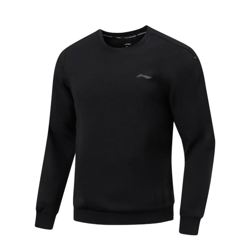 

Li-Ning Men s Sweat-Absorbent Knit Sport Round Neck Top L