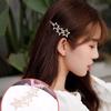 Alloy Star Five-Pointed Hairpin Clip - Women's Hair Accessory