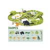 Juguetes - Juego de Pistas de Dinosaurios - 260 Piezas - 7 Dinosaurios - Regalo Educativo