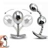 304 Stainless Steel Swing Ball – G-Spot & Anal Beads with Prostate Stimulation | Metal Butt Plug & Kegel Ball for Women & Men