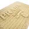 PRADA  1BH196 Shoulder Bag natural/beige Raffia/leather Women