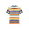 Polo Ralph Lauren Tričko SS24 Pruhované Síťované Ležérní Krátký Rukáv Dětské Topy Vícebarevné CWPOKNIY8021089-740