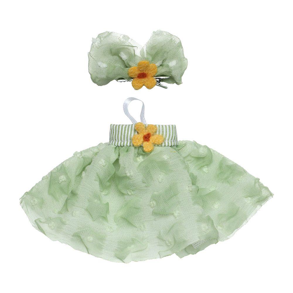 DIY Sewing Fabric Summer 16~17cm Dolls Dress Toys Lace Skirt Toys Clothes