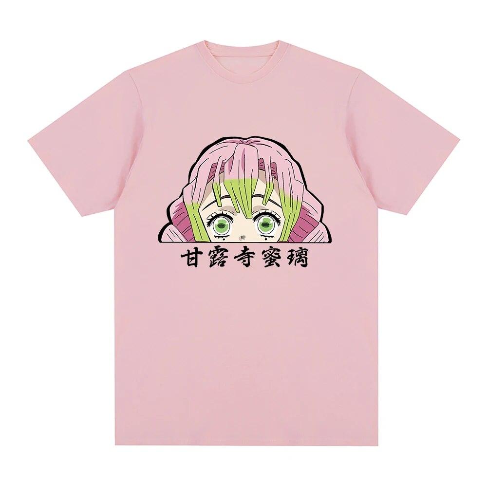 

Убийца демонов Kimetsu No Yaiba Swordsmith Village футболка унисекс с эстетической графикой футболка Mitsuri унисекс аниме Unisexga хлопковая футболка песочного цвета L
