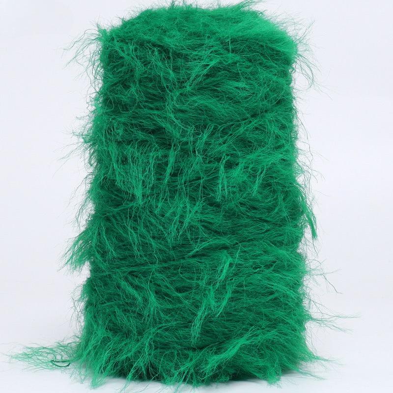 8cm Faux Mink Long Fur Hand Knitting Yarn DIY 500g Solid Color Soft Skin-Friendly Handmade Knitted Shawls Scarf Hat Yarn