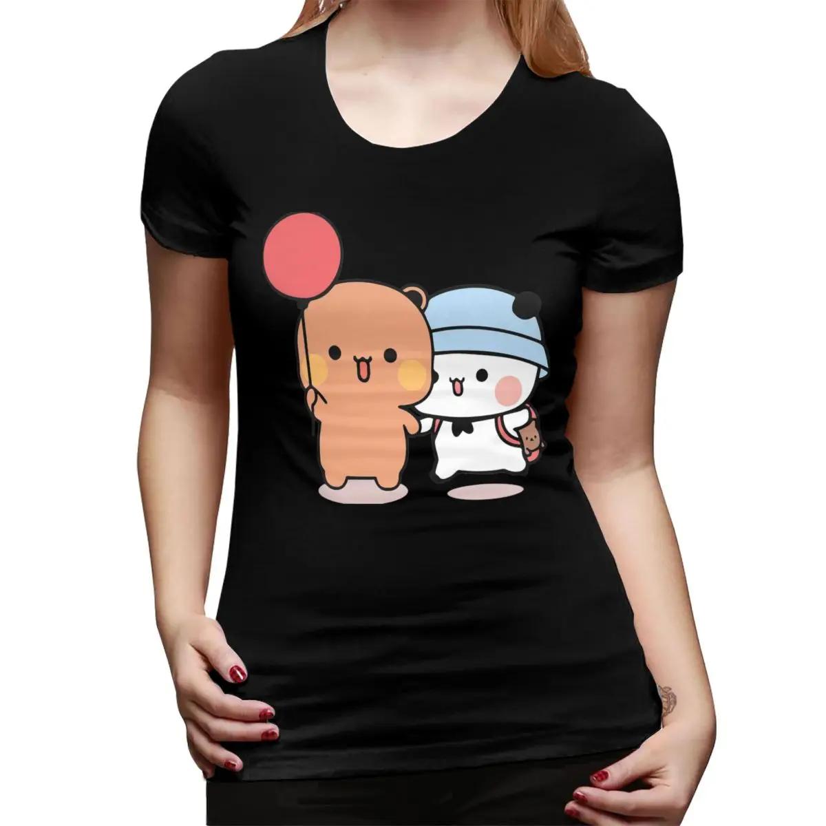 

Bear And Panda Bubu Dudu Balloon TShirt for Women ONeck Streetwear T Shirts Womens Tees Short Summer Clothes Tops 4XL