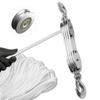 Polyethylene Manual Lifting Device with Zinc Alloy Hook & 270 Degrees Rotatable Rope Pulley