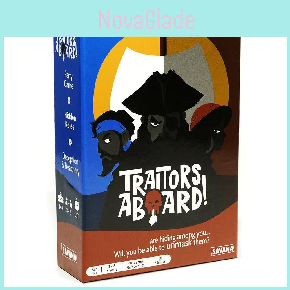 Traitor Aboard Card Game Made Of Cardboard For Home Use And Interactive Entertainment