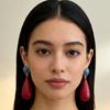 Modern Minimalist Drop Earrings Elegant Pendant Earrings Resin Alloy Texture Suitable for Everyday Stylish Outfits