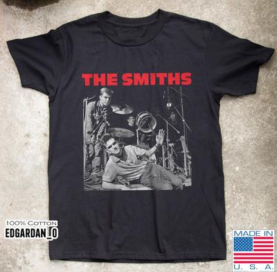 The Smiths Rock Band Heavy Cotton Black Unisex T-shirt Size S-5XL