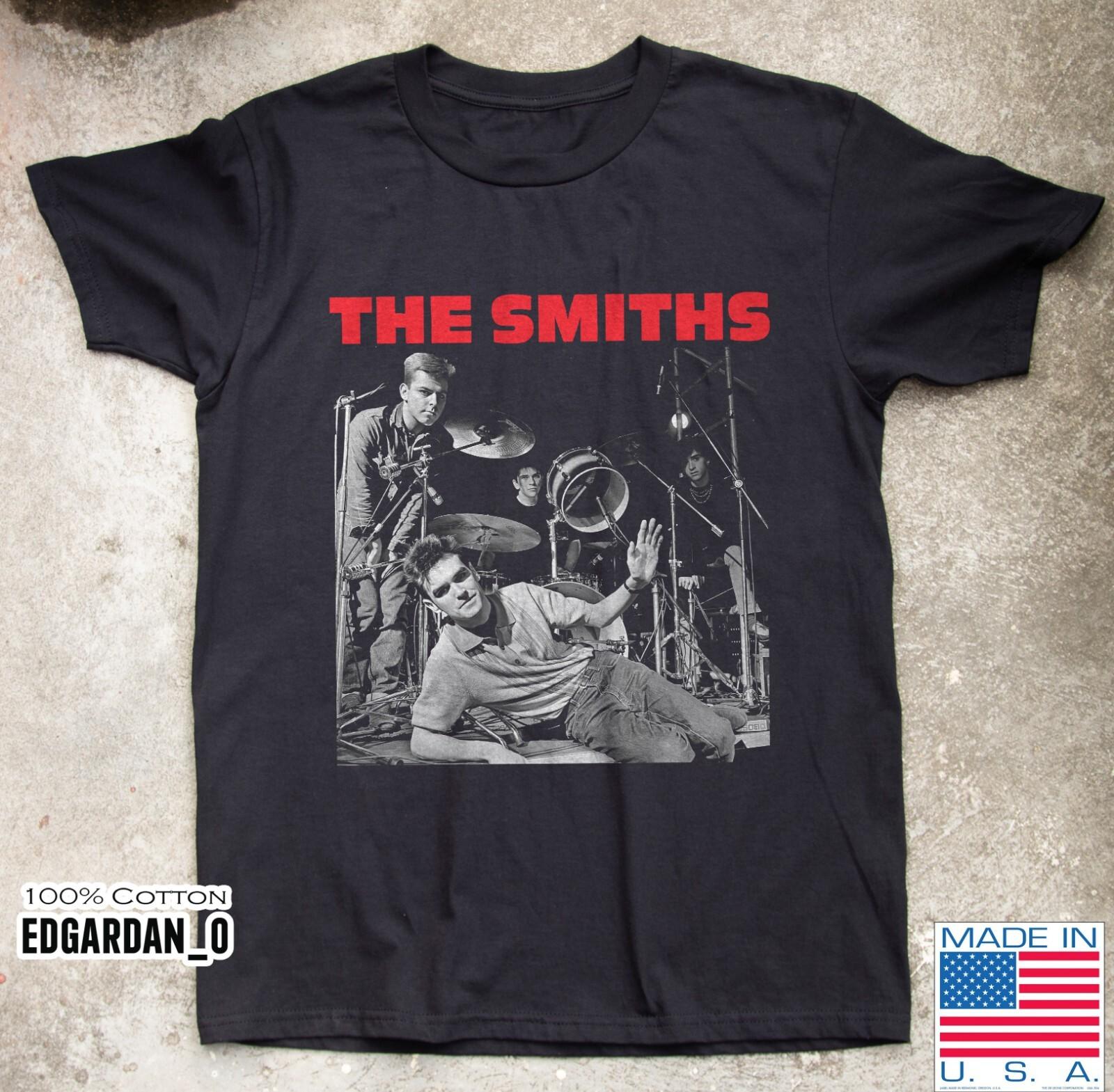 The Smiths Rock Band Heavy Cotton Black Unisex T-shirt Size S-5XL XL