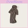 Girl Child Autumn Winter Knit Hoodie And Pants Set With Soft Fabric For Kids Age 3 To 8
