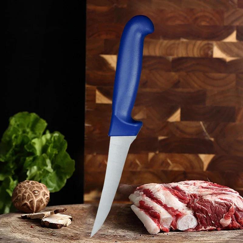 Kitchen knife, chefs boning knife professional kitchen steak knife, slaughtering knife, sharp stainless steel small curved knife
