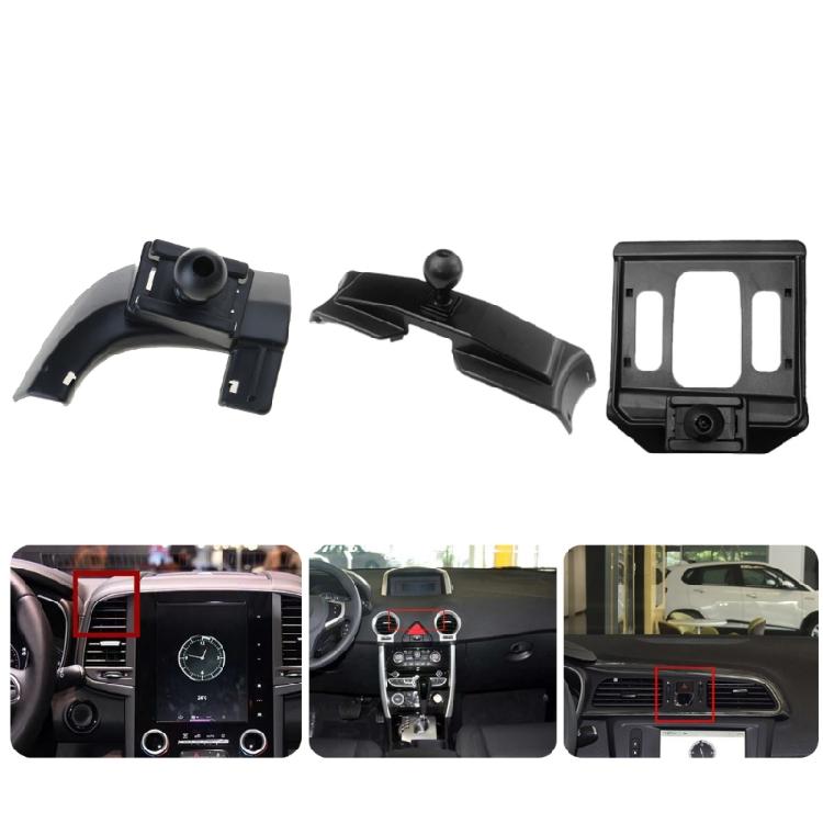 Automobile Car Mobile Holder Support Stand, Quick Release Button for for Music and Calls, Effortlessly Angles Adjustment