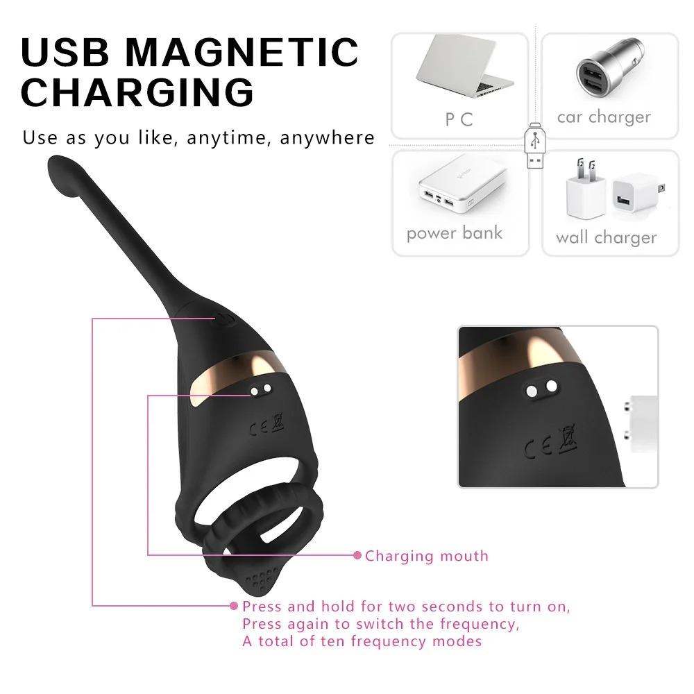 Dragon Knight Mobile Phone Remote Control Thrust Prostate Stimulator Testicle Massager Cockring