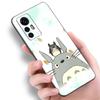 Studio Ghibli Totoro Phone Case For Xiaomi Mi A2 8 9 SE Note 10 10T 11 12 Lite 9T 11T 12S 12T Pro A3 6X 12X Soft TPU Black Cover