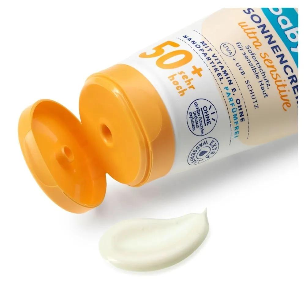 DM Babylove Sun Cream Ultra Sensitive LSF50+, 75ml
