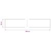 vidaXL Selbstklebende Möbelfolie Schwarz 500 x 90 cm PVC