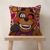 Personalized Pillow Dust Cover Bedroom Kids Party Decoration Pillowcase Birthday Gift Fnaf Anime Five-nights-At-Freddys