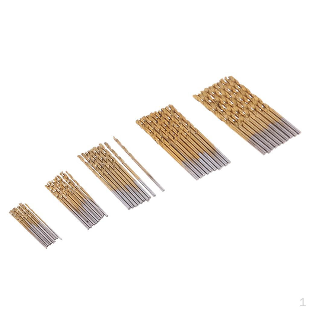 

150 Pieces HSS Twist Drill Bit Drills Set 0.4mm-3.2mm W/ Case Wood Kit 1.0mm-3.0mm