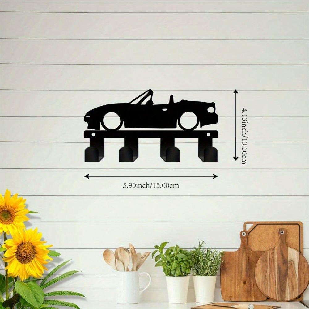 Vintage Metal Car Key Hook for Wall Door Kitchen Bathroom Decor