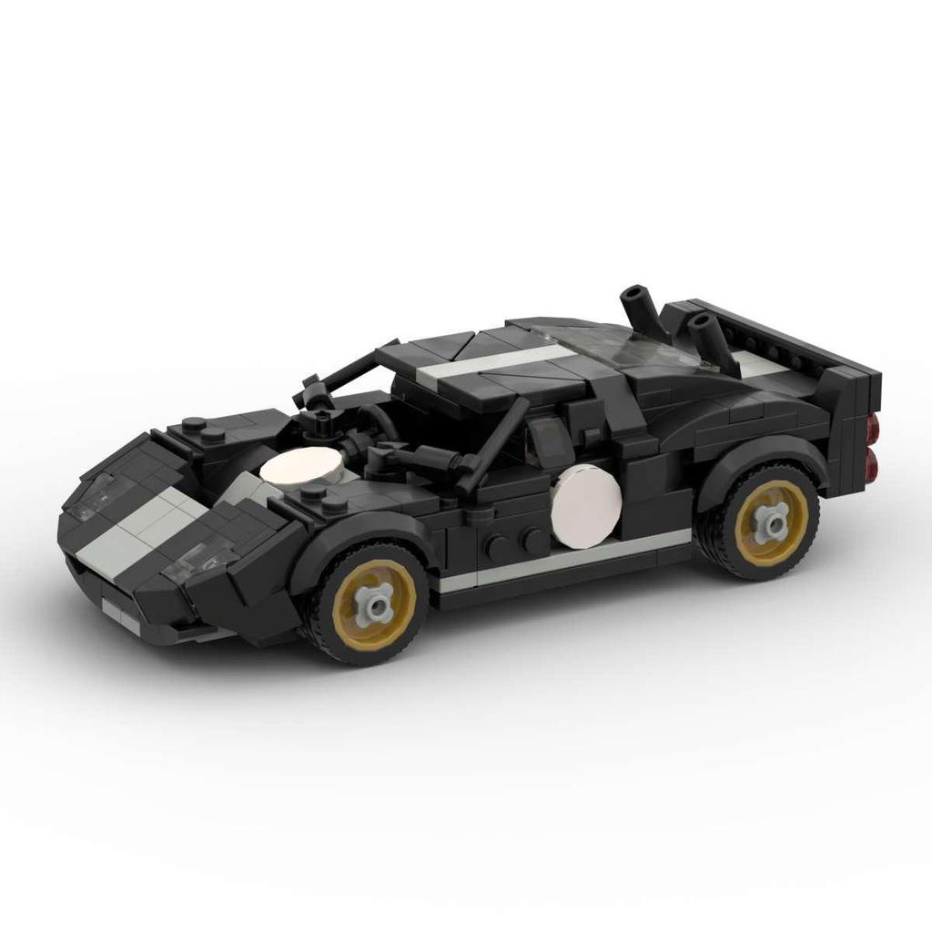 Creative Ford Racing Car Model: DIY MOC Building Blocks, Compatible with Lego – Perfect Gift for Car Enthusiasts & Kids