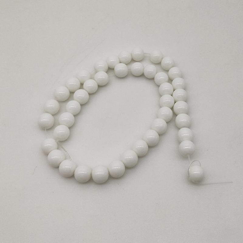 Colorful Chalcedony & Jade Round Beads for DIY Jewelry