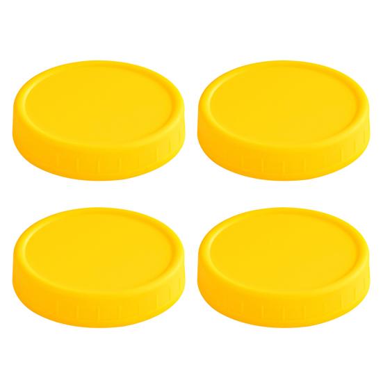 4Pcs 70/86MM Wide Mouth Mason Jar Lid Reusable Leak Proof Canning Cover Dishwasher Safe Food Grade Jar Sealing Lid Top Cap