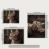 2D Realistic Tabby Cat Backdrop Cloth, Pet Portrait Photography Background