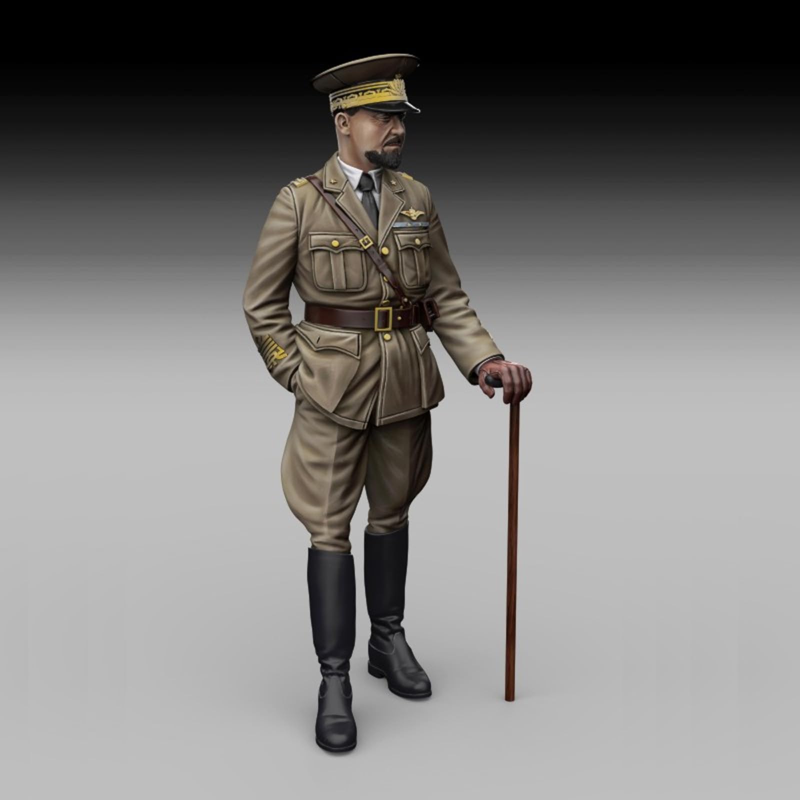 

Royal Model 1/48 WWII Italian Minister of the Air Force Italo Balbo Unpainted Resin Kit RM970