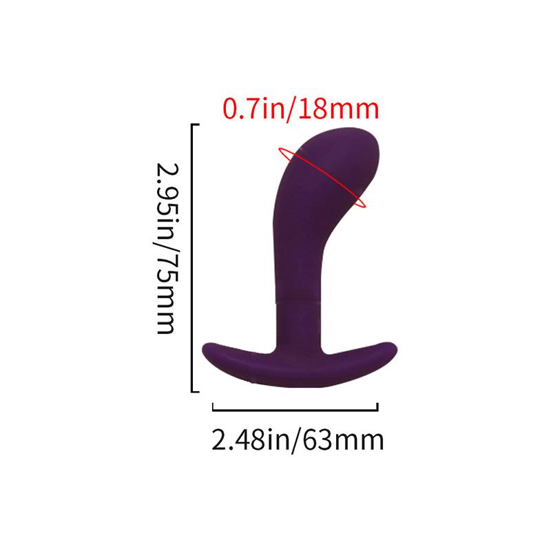 1/3Pcs Beginner Silicone Butt Plug Anal Plug For Men Prostate Massager For Gay Mini Anal Bullet Vibrator Sex Toy For Men Women